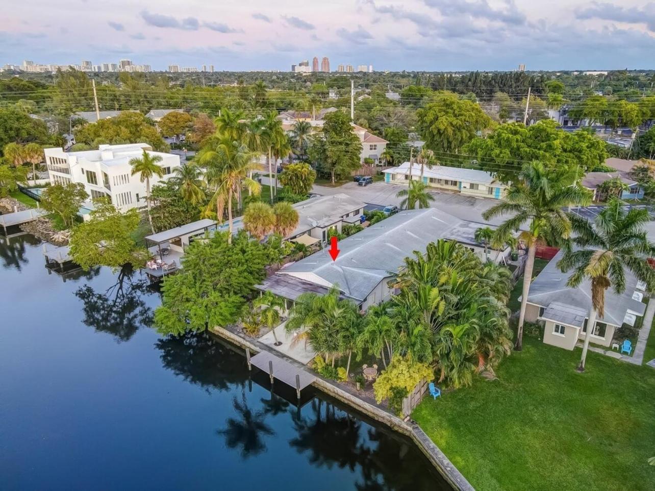 Waterfront Apartment Private Patio Pool Fort Lauderdale Exterior photo