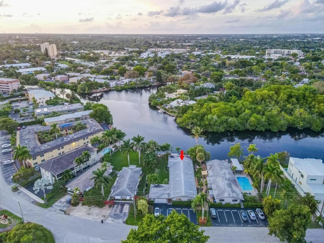 Waterfront Apartment Private Patio Pool Fort Lauderdale Exterior photo